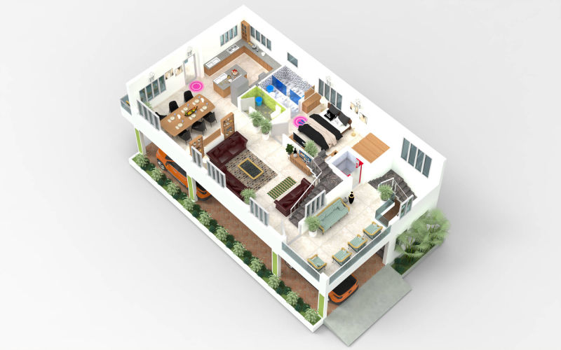 Vaasthu 3D Floor Plan